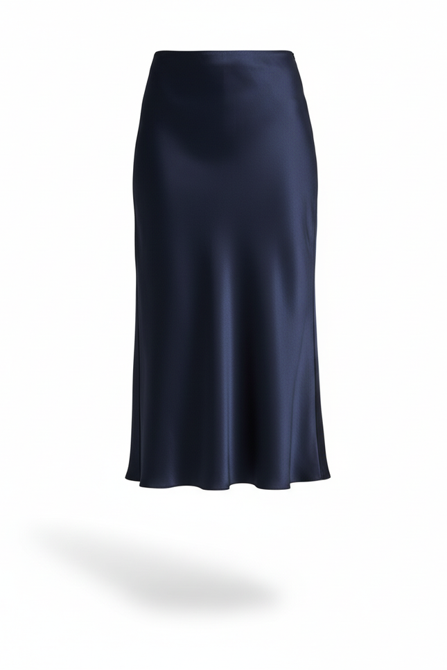 Jupe Satin Marine