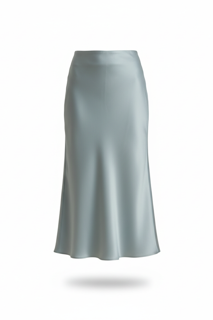 Jupe Satinée Monochrome