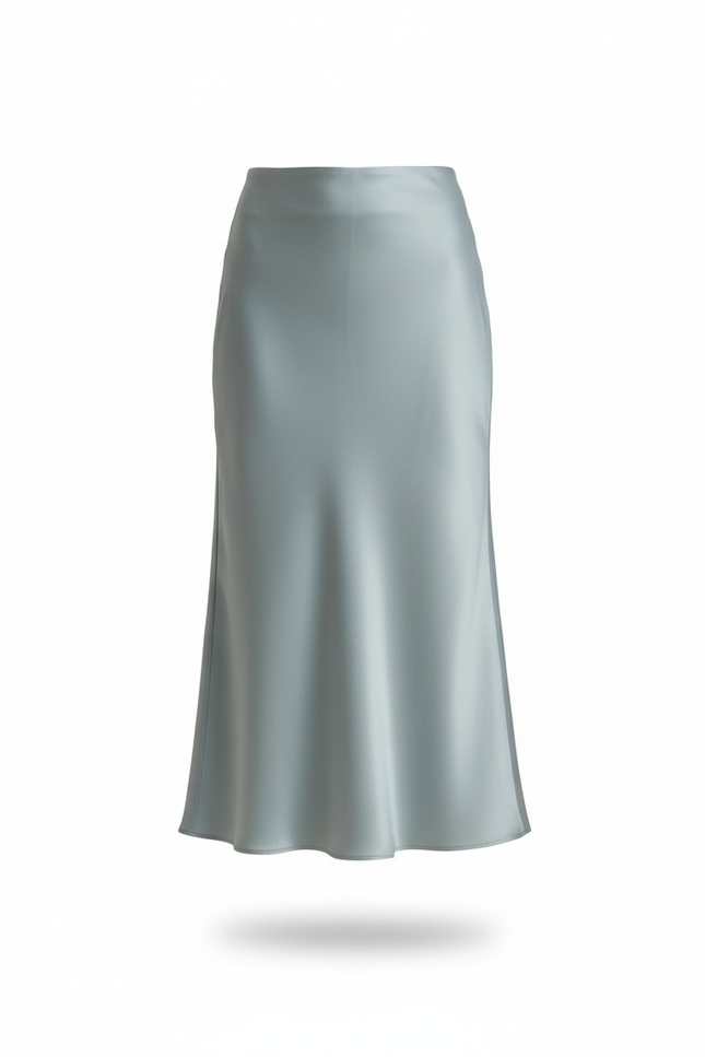 Jupe Satinée Monochrome
