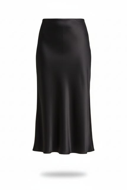 Jupe Longue Satin Hiver