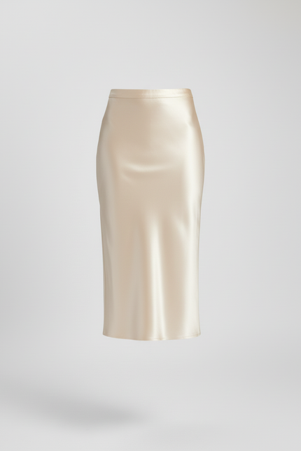 Jupe Satin Genoux